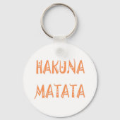Hakuna Matata Sleutelhanger (Voorkant)
