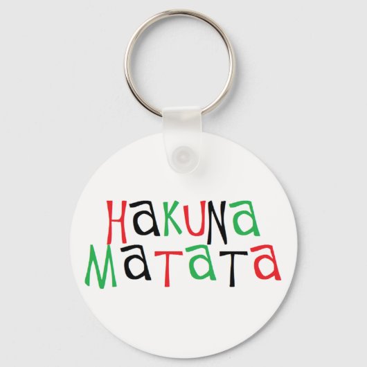 Hakuna matata sleutelhanger (Voorkant)