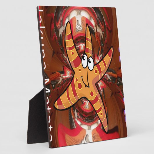 Hakuna Matata Starfish Design Fotoplaat (Zijkant)