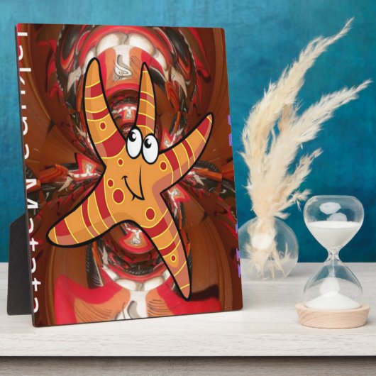 Hakuna Matata Starfish Design Fotoplaat (Zijkant)