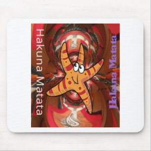 Hakuna Matata Starfish Design Muismat