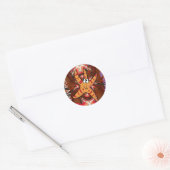 Hakuna Matata Starfish Design Ronde Sticker (Envelop)