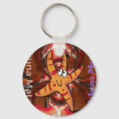 Hakuna Matata Starfish Design Sleutelhanger (Voorkant)