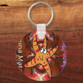 Hakuna Matata Starfish Design Sleutelhanger (Voorkant)