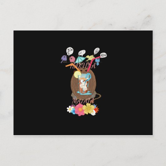 Hakuna Matata Summer Time Band Uitnodiging Briefkaart (Voorkant)