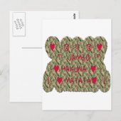 Hakuna Matata Talk Money Art Print Design Briefkaart (Voorkant / Achterkant)