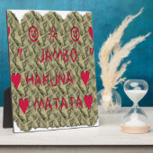 Hakuna Matata Talk Money Art Print Design Fotoplaat (Zijkant)