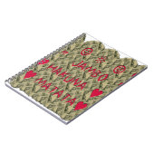 Hakuna Matata Talk Money Art Print Design Notitieboek (Linkerzijde)