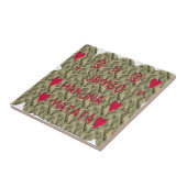 Hakuna Matata Talk Money Art Print Design Tegeltje (Zijkant)