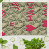 Hakuna Matata Talk Money Art Print Design Theedoek (Gevouwen)