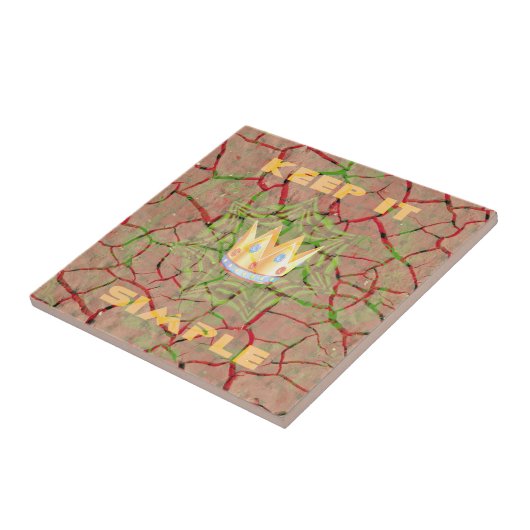 Hakuna matata tegeltje (Zijkant)