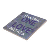 HAKUNA MATATA TEGELTJE (Zijkant)