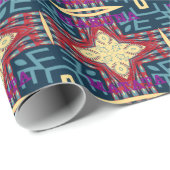 Hakuna Matata Tekst Hoop Abstracte kunst Print Des Cadeaupapier (Rol Hoek)