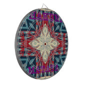 Hakuna Matata Tekst Hoop Abstracte kunst Print Des Dartbord (Voorkant Links)