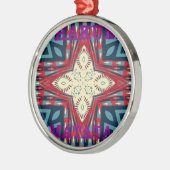 Hakuna Matata Tekst Hoop Abstracte kunst Print Des Metalen Ornament (Links)