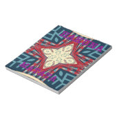 Hakuna Matata Tekst Hoop Abstracte kunst Print Des Notitieblok (Linkerzijde)