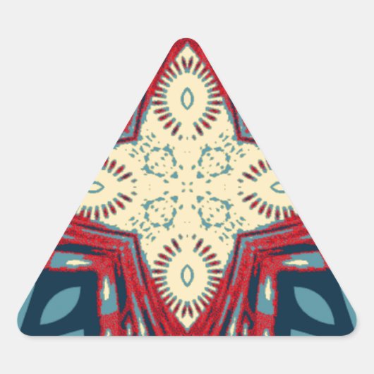 Hakuna Matata Tekst Hoop Abstracte kunst Print Des Sticker (Voorkant)