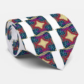 Hakuna Matata Tekst Hoop Abstracte kunst Print Des Stropdas (Opgerold)