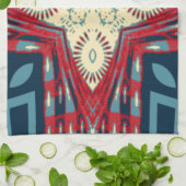 Hakuna Matata Tekst Hoop Abstracte kunst Print Des Theedoek (Gevouwen)