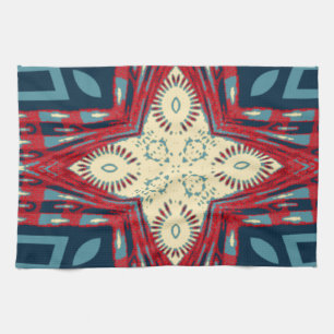 Hakuna Matata Tekst Hoop Abstracte kunst Print Des Theedoek