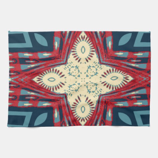 Hakuna Matata Tekst Hoop Abstracte kunst Print Des Theedoek (Horizontaal)