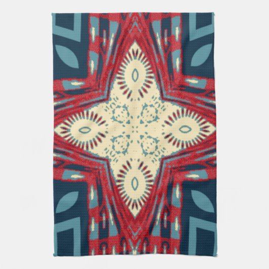 Hakuna Matata Tekst Hoop Abstracte kunst Print Des Theedoek (Verticaal)