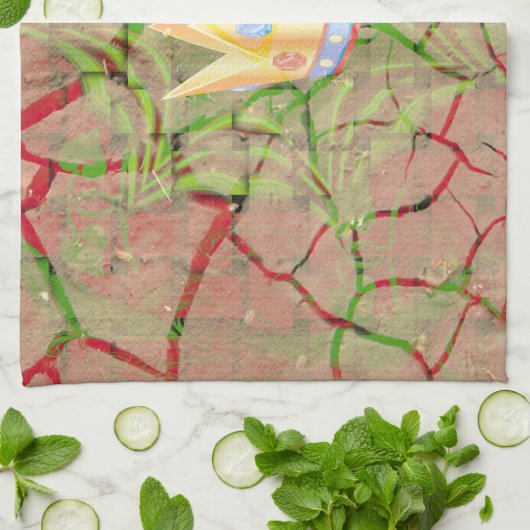 Hakuna matata theedoek (Gevouwen)