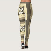 Hakuna Matata Tribale Kruis Patchwork Actieve Kled Leggings (Achterkant)