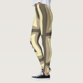 Hakuna Matata Tribale Kruis Patchwork Actieve Kled Leggings (Links)