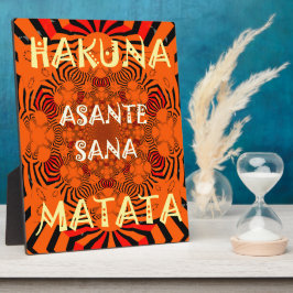 Hakuna Matata, uniek uitzonderlijk nieuwste patter Fotoplaat