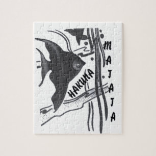Hakuna Matata Vis Kunstprint Legpuzzel