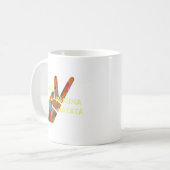 Hakuna Matata Vrede Koffiemok (Voorkant links)