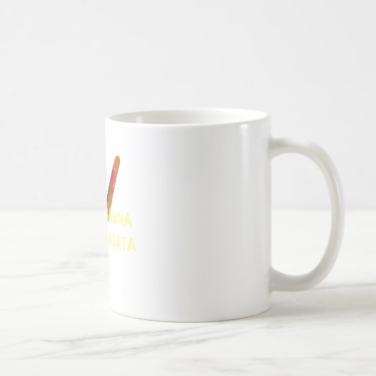 Hakuna Matata Vrede Koffiemok (Rechts)