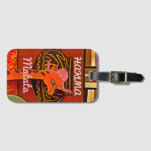 Hakuna Matata: vrolijke Afrikaanse Kunst iPhone 17 Bagagelabel (Voorkant (horizontaal))