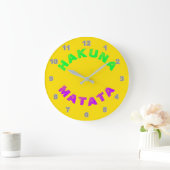 Hakuna Matata Wall Clock Grote Klok (Huis)