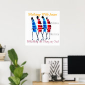Hakuna Matata Wandelen Met Jezus Poster (Thuiskantoor)