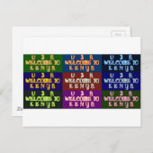 Hakuna Matata Welkom in Kenya.png Briefkaart (Voorkant / Achterkant)