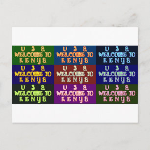 Hakuna Matata Welkom in Kenya.png Briefkaart