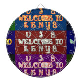 Hakuna Matata Welkom in Kenya.png Dartbord (Voorkant)