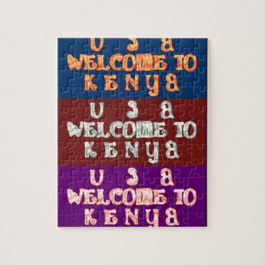Hakuna Matata Welkom in Kenya.png Legpuzzel (Verticaal)