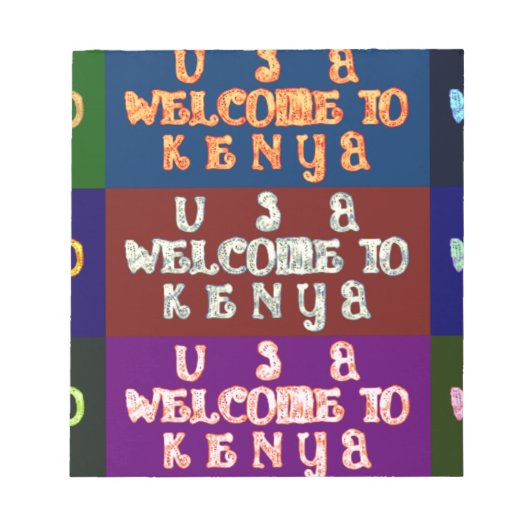 Hakuna Matata Welkom in Kenya.png Notitieblok (Voorkant)