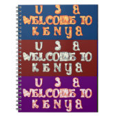 Hakuna Matata Welkom in Kenya.png Notitieboek (Voorkant)