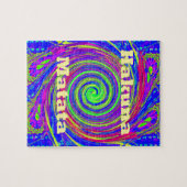 Hakuna Matata – Whirl Design met levendige kleuren Legpuzzel (Horizontaal)