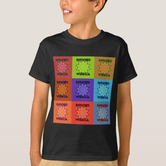 Hakuna Matata Wijsheid Verrijkt T-shirt (Voorkant)