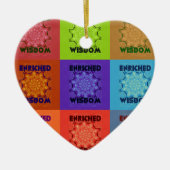 Hakuna Matata Wisdom Enriched Keramisch Ornament (Voorkant)