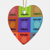 Hakuna Matata Wisdom Enriched Keramisch Ornament (Links)