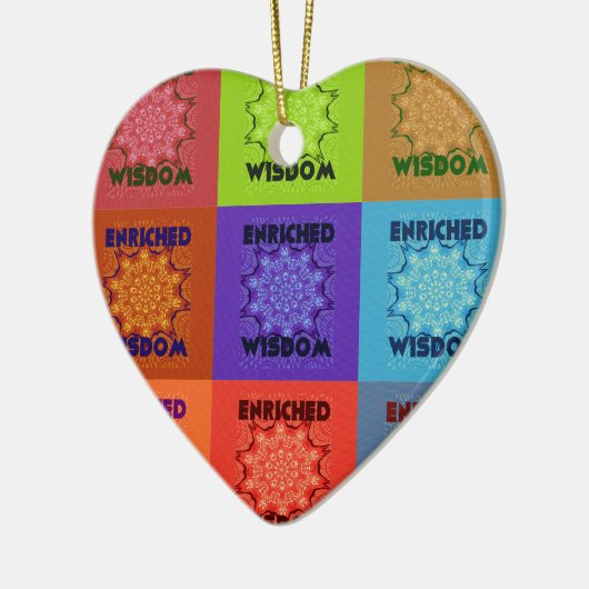 Hakuna Matata Wisdom Enriched Keramisch Ornament (Links)