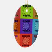 Hakuna Matata Wisdom Enriched Keramisch Ornament (Rechts)