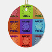 Hakuna Matata Wisdom Enriched Keramisch Ornament (Links)