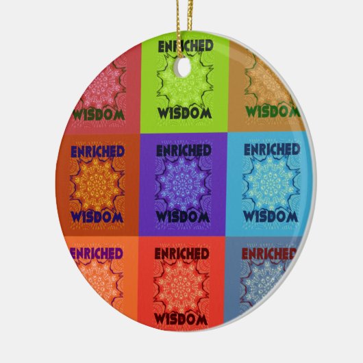 Hakuna Matata Wisdom Enriched Keramisch Ornament (Links)